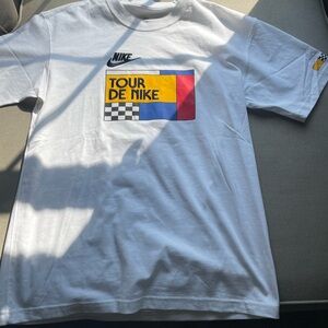 Nike White Tour de Nike Graphic Tee